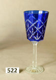 Challice Blue Wine Glasses