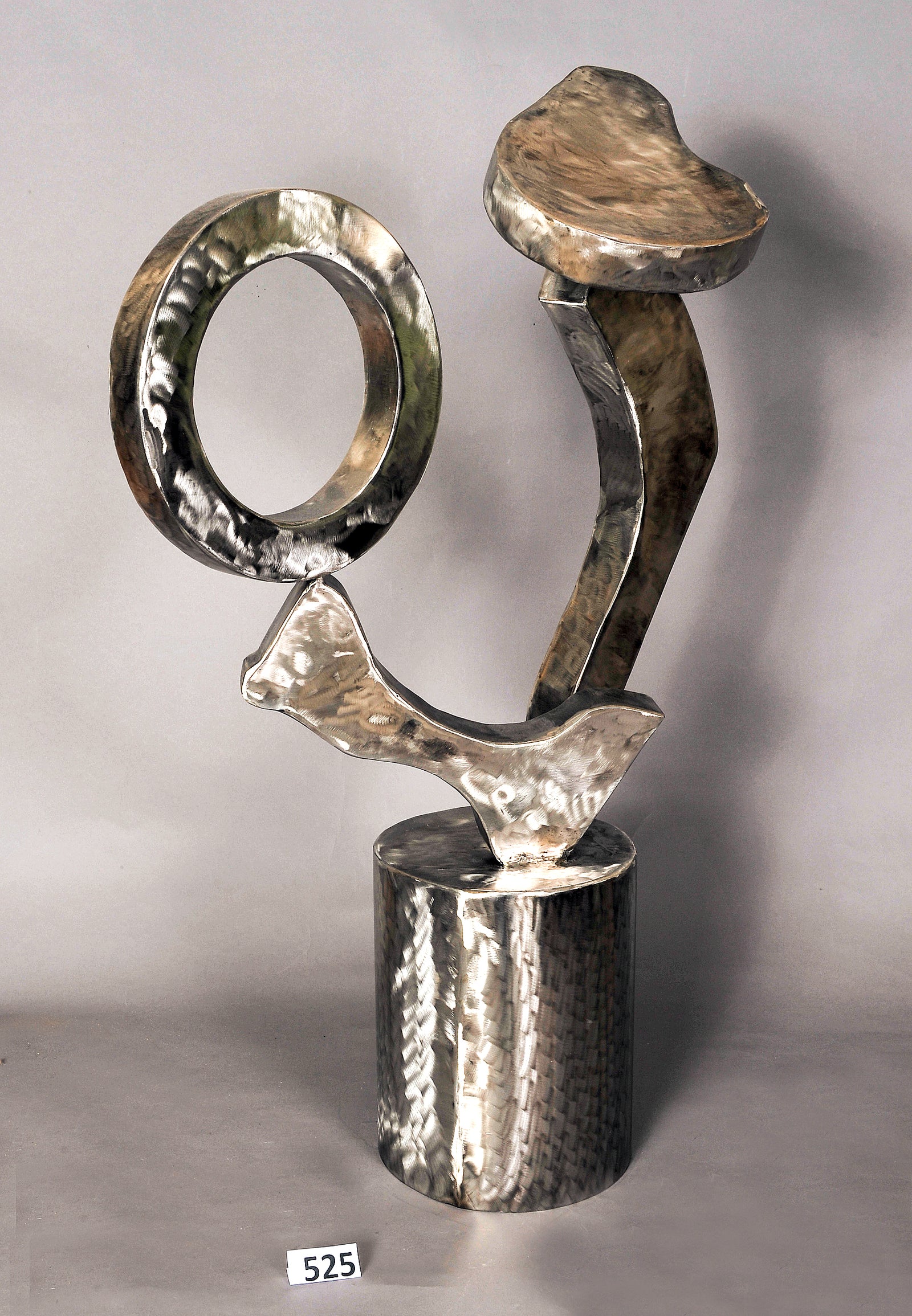 Suspension. Stainless Seel Sculpture.
