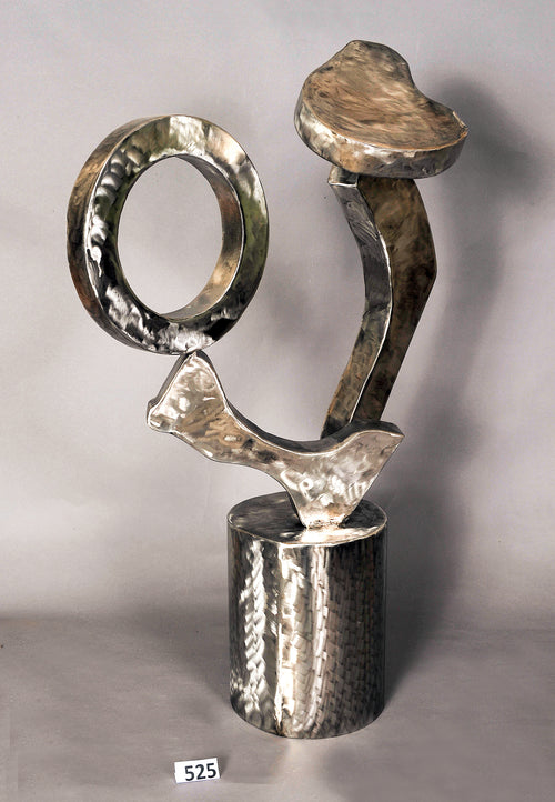 Suspension. Stainless Seel Sculpture.