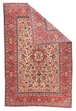 Semi Red Isfahan Persian Area Rug