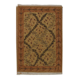 Soumak Design Hand Woven Wool Rug - 6' X 9'