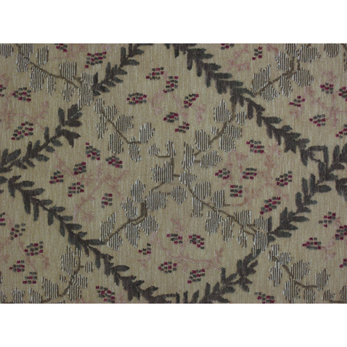Soumak Design Hand Woven Wool Rug - 6' X 9'