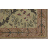 Soumak Design Hand Woven Wool Rug - 6' X 9'