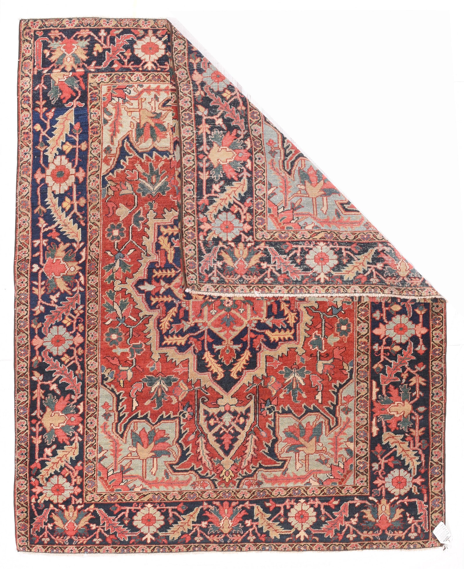Antique Serapi Persian Area Rug