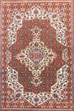 Semi Red Ghashghaei Persian Area Rug