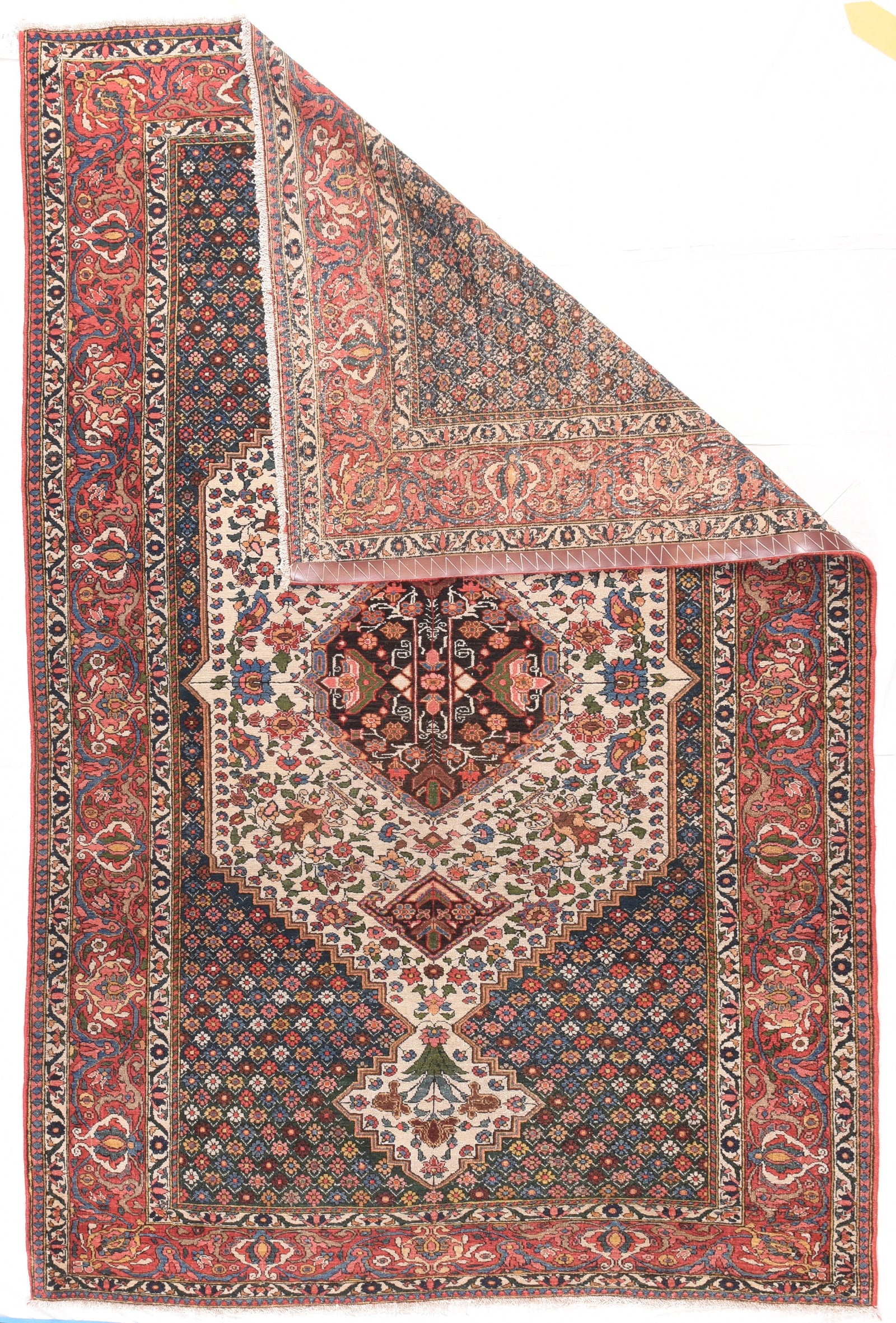 Antique Bakhtiari Persian Area Rug