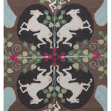 Soumak Design Hand Woven Wool Rug - 8' X 10'