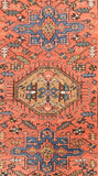 Antique Tribul Heriz Persian Area Rug