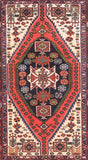 Semi Red Bakhtiari Persian Area Rug
