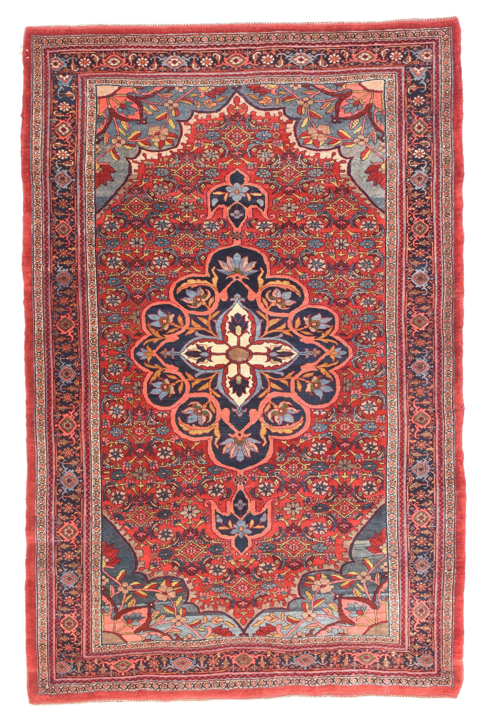 Hand Knotted Persian Bidjar Wool