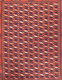Semi Red Afghani Afghanestan Area Rug