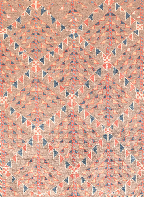 Semi Light Brown Veramin Persian Area Rug