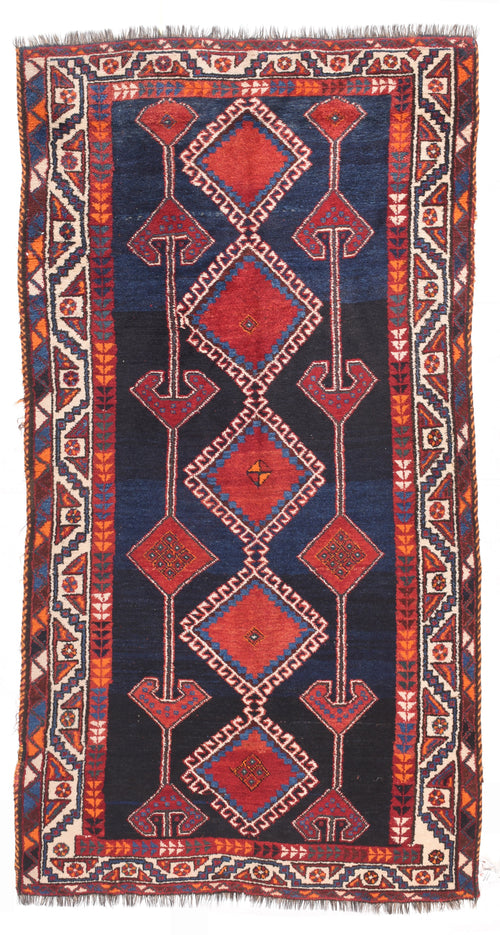 Antique Red Lori Persian Area Rug