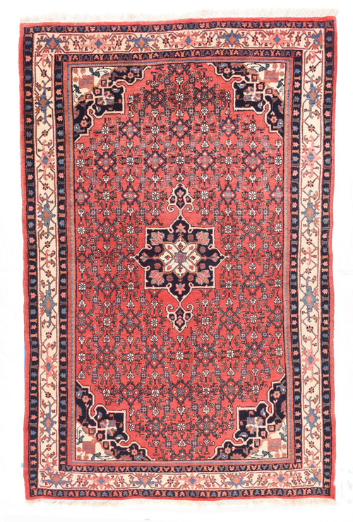 Semi Antique Red Bidjar Persian Area Rug
