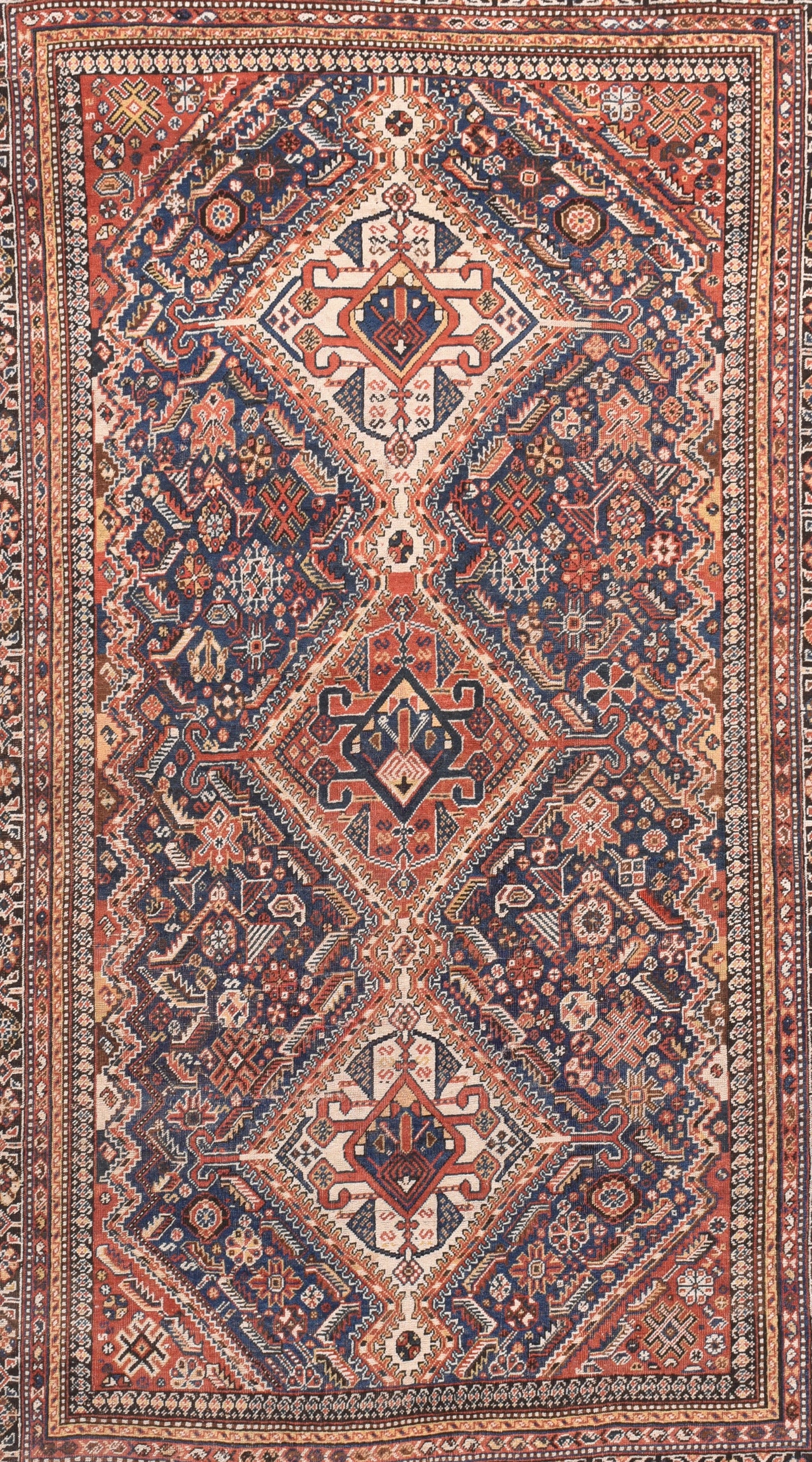 Antique Quashkai / Ghashkai Persian Area Rug