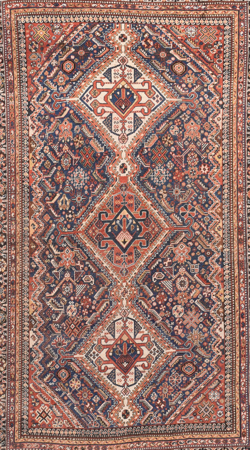 Antique Quashkai / Ghashkai Persian Area Rug
