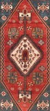 Semi Red Bakhtiari Persian Area Rug