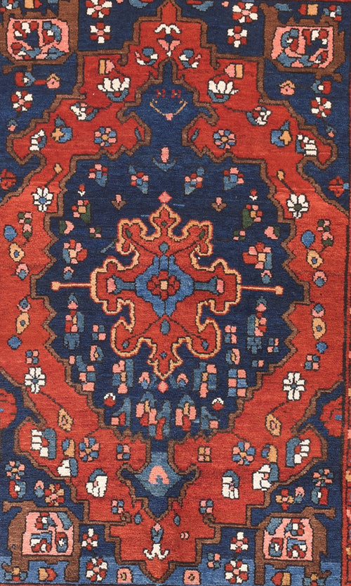 Semi Rust Bakhtiari Persian Area Rug