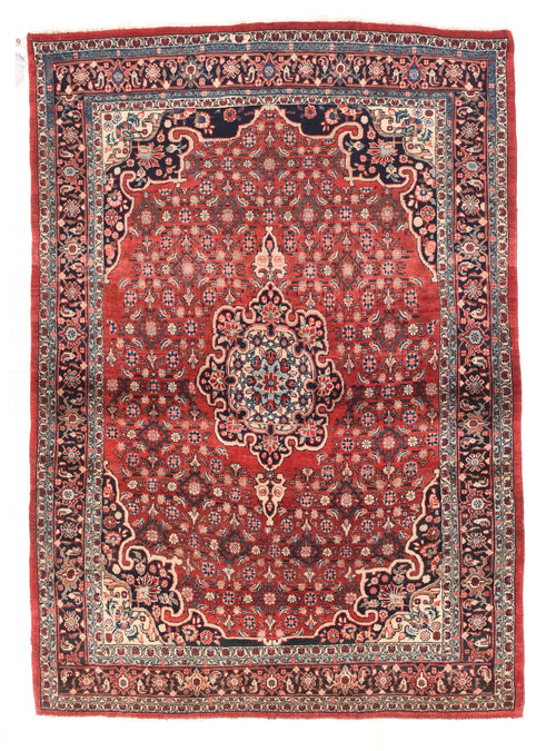 Antique Red Bidjar Persian Area Rug