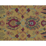Soumak Design Hand Woven Wool Rug - 6' X 9'