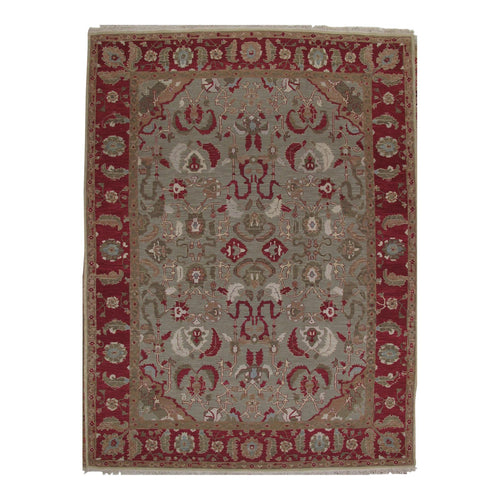 Soumak Design Hand Woven Wool Rug - 9' X 12'