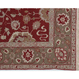 Soumak Design Hand Woven Wool Rug - 9' x 12'