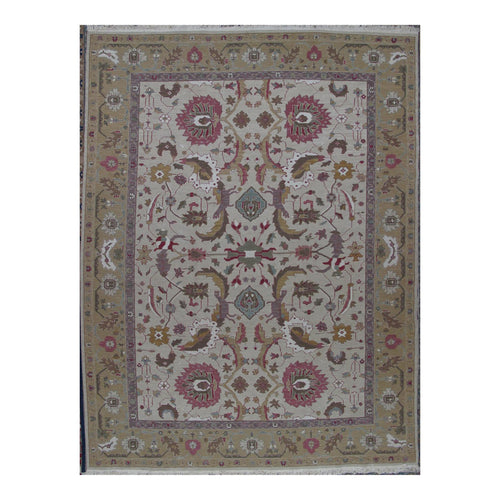 Soumak Design Hand Woven Wool Rug - 9' X 12'