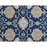 Soumak Design Hand Woven Wool Rug - 10' X 14'