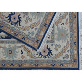 Soumak Design Hand Woven Wool Rug - 10' X 14'