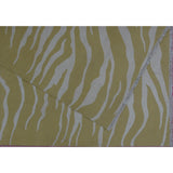 Tiger Stripe Soumak Design Hand Woven Wool Rug - 9' X 12'