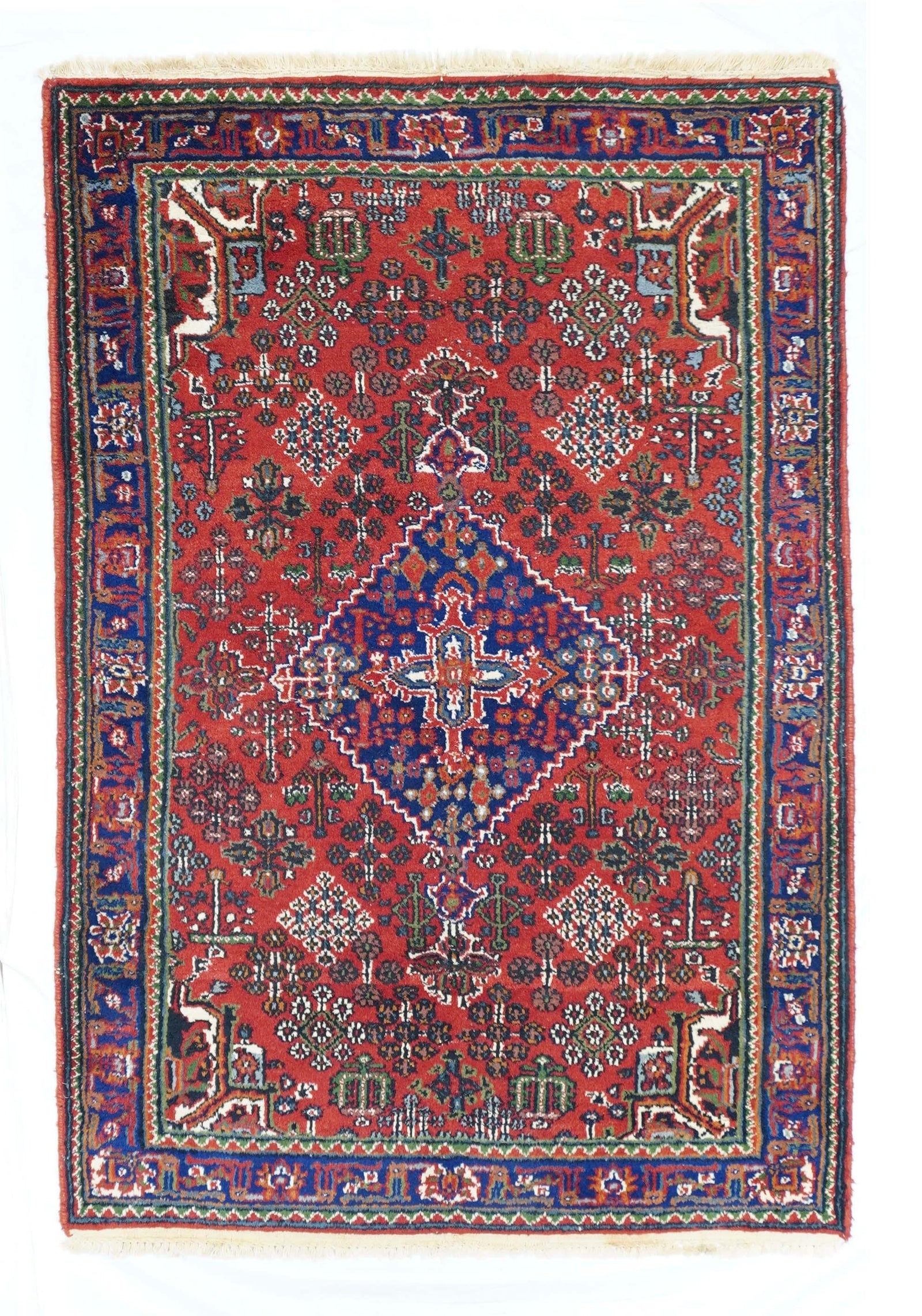 Semi-Antique Persian Joshaghan Rug