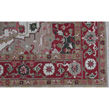 Soumak Design Hand Woven Wool Rug - 9' X 12'