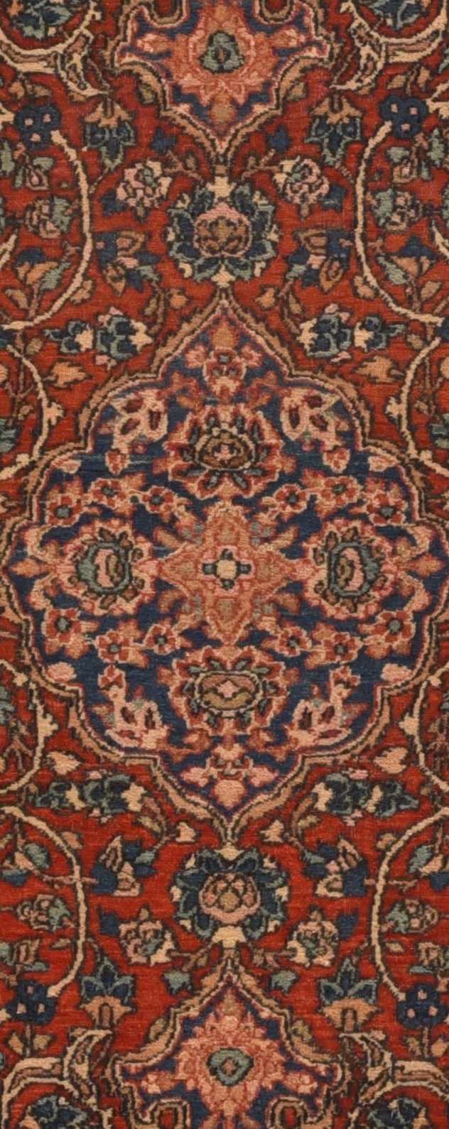Antique Isfahan Persian Area Rug