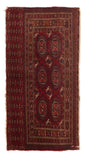Antique Yamoud Russian Rug