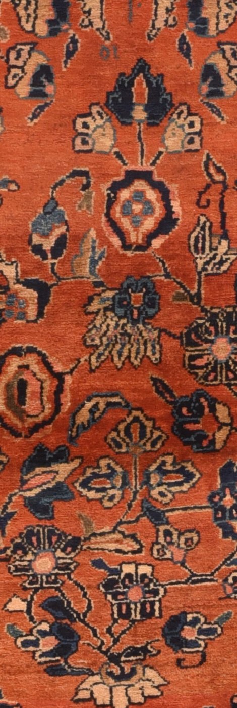 Antique Mohajeran Sarouk Rug