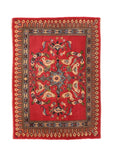 Semi Antique Red Kashan  Area Rug