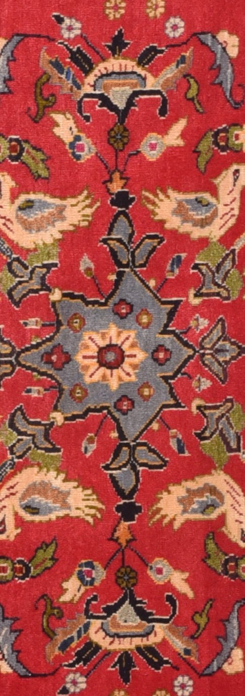 Semi Red Kashan  Area Rug