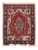 Semi Antique Rust Persian Sarouk Area Rug