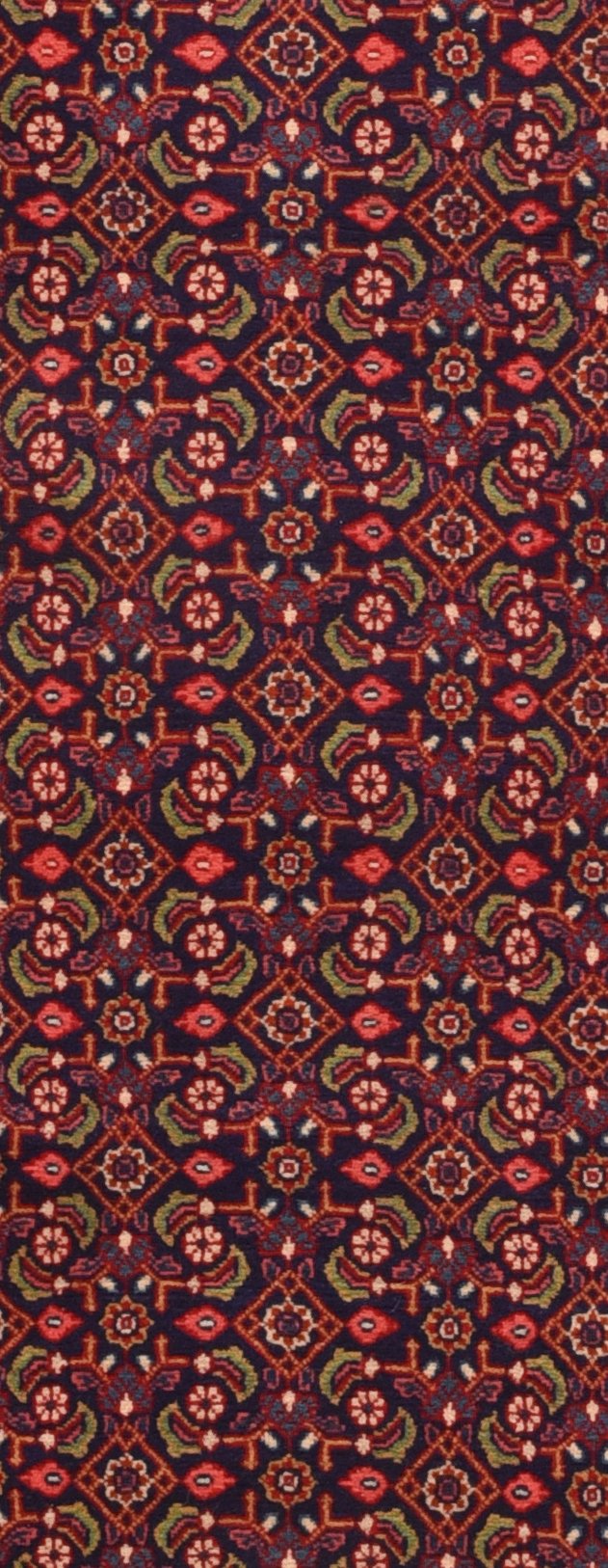 Semi Light Rose Persian Sarouk Area Rug