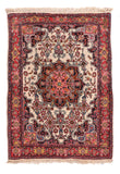 Excellent Rose Persian Bidjar Area Rug