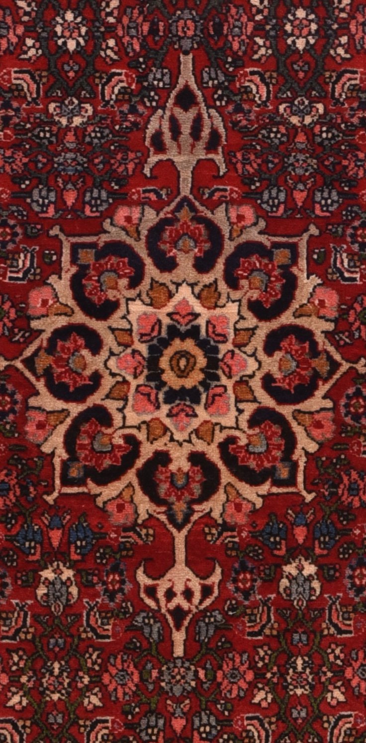 Hand Knotted Persian Bidjar Wool
