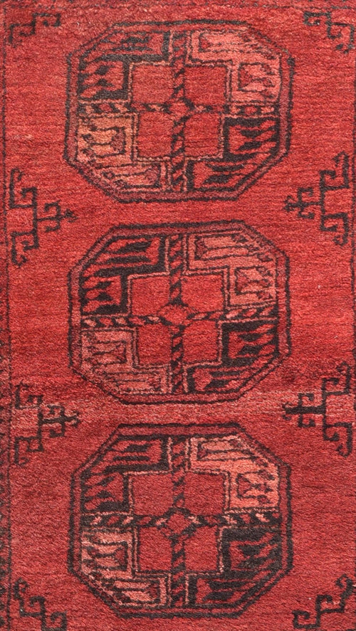 Semi Rust Afghan Balouch Area Rug