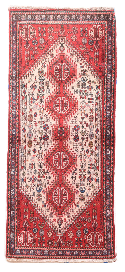 Semi Antique Dark Brown Turkish Tribal Area Rug
