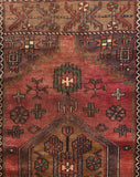 Semi Brown Afghan Silk Area Rug