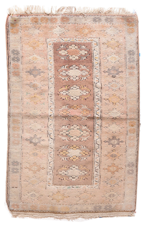 Semi Antique Navy Afghan Balouch Area Rug