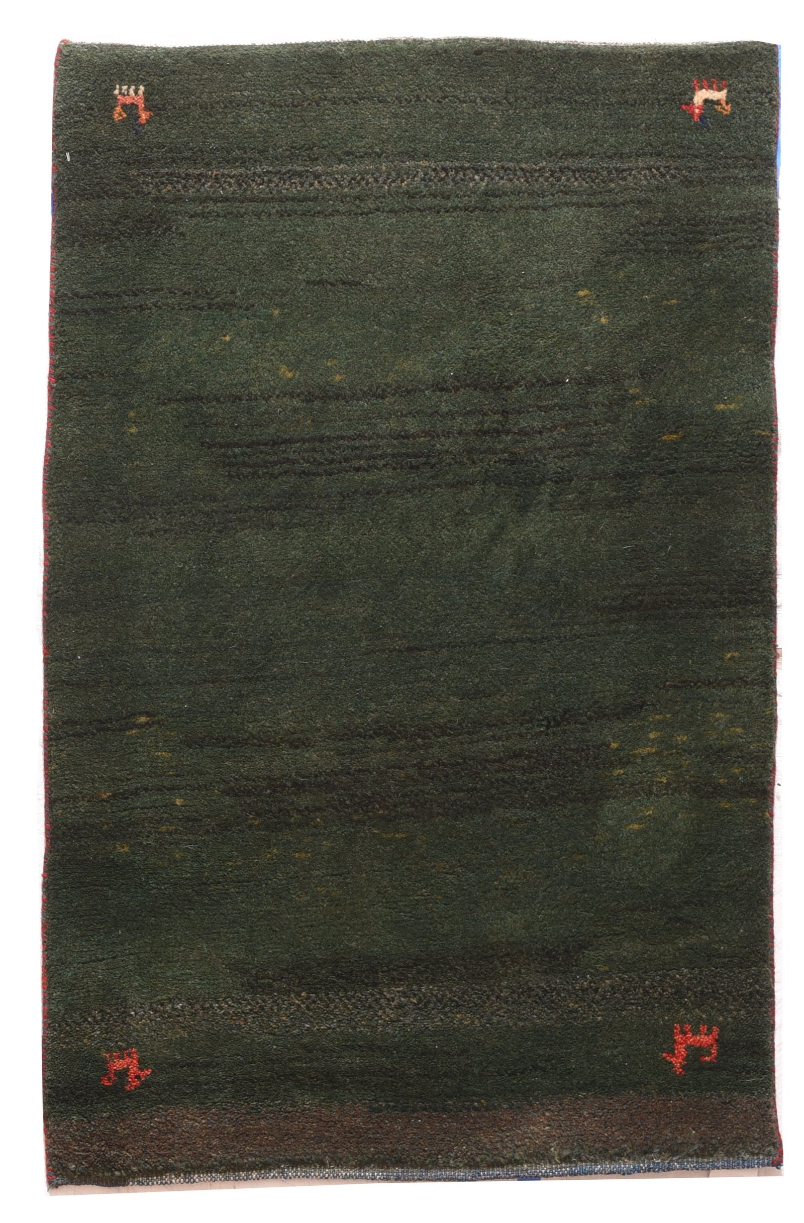 Semi Antique Light Blue Persian Gabbeh Area Rug