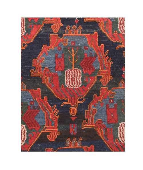 Hand Knotted Persian Senneh Wool