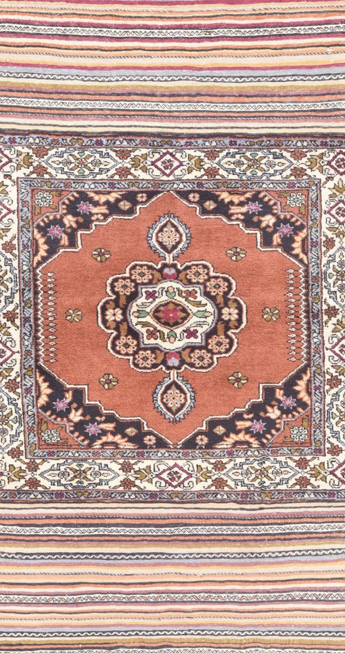 Antique Persian Ghochan, Size 2'11" X 5'0"