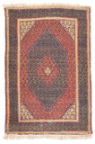 Antique Rust Turkish Tribal Area Rug