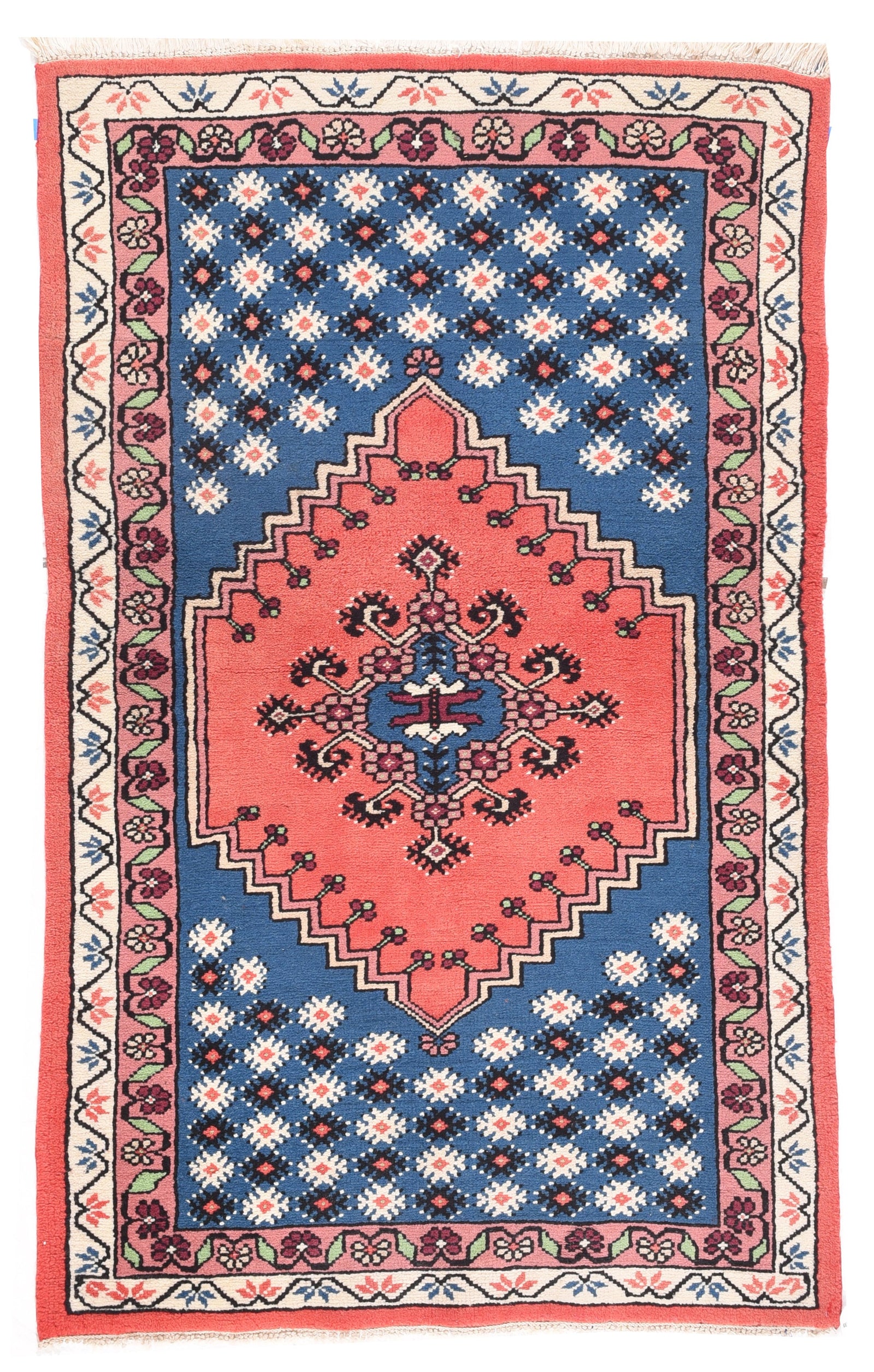 Semi Antique Rust Moracan Area Rug